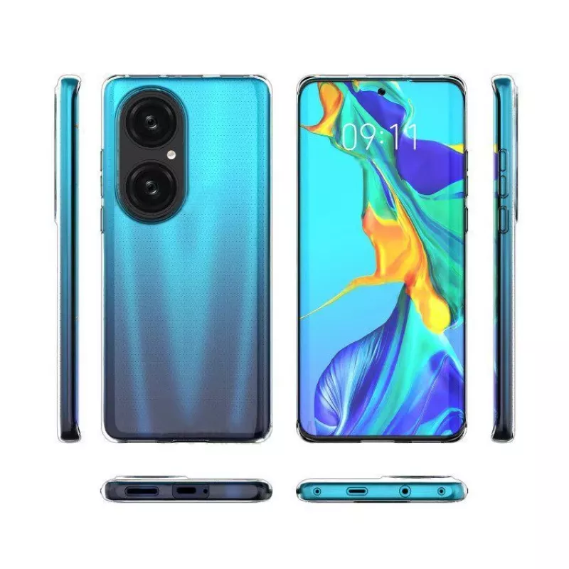 Capa fina iLike de 1 mm para Huawei P50 transparente