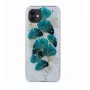 Capa iLike Gold Glam para iPhone 11 com padrão de folhas