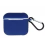 Capa iLike para Apple AirPods 3 com mosquetão azul