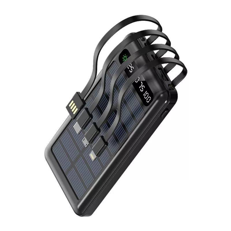 Power bank solar Setty SLR-100 10000 mAh preto