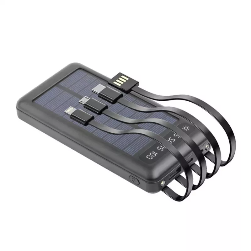 Power bank solar Setty SLR-100 10000 mAh preto
