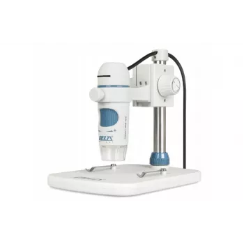 Microscópio digital Delta Optical Smart 5MP Pro 20-300x USB 2.0 com suporte metálico