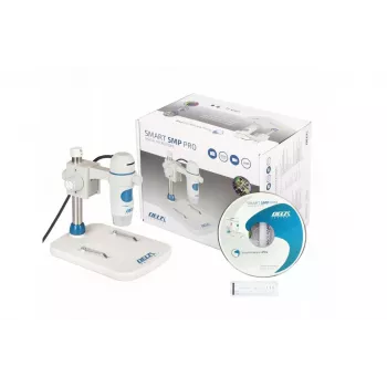Microscópio digital Delta Optical Smart 5MP Pro 20-300x USB 2.0 com suporte metálico