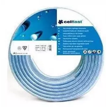 CELLFAST Mangueira Multiusos Reforçada 6,0x2,5 mm 110 m em Suporte