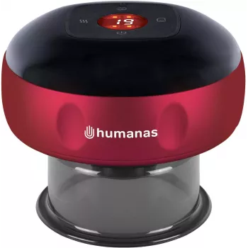 Aparelho de ventosaterapia eletrónico Humanas BB01 Plus - vermelho