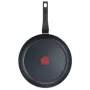 Frigideira TEFAL Easy Plus 24 cm, cabo fixo, preto, revestimento antiaderente de titânio, não adequada para indução