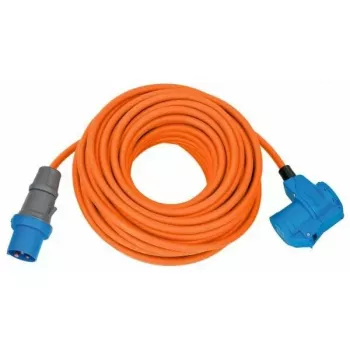 Brennenstuhl cabo de extensão CEE para campismo 25 m H07RN-F 3G 2,5 mm² IP44 azul