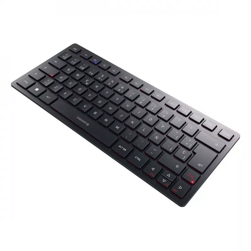 CHERRY KW 9200 MINI teclado sem fios preto layout espanhol