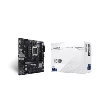 BIOSTAR H810MTE 2.0 placa-mãe, Intel H810, LGA 1700, DDR4, Micro ATX
