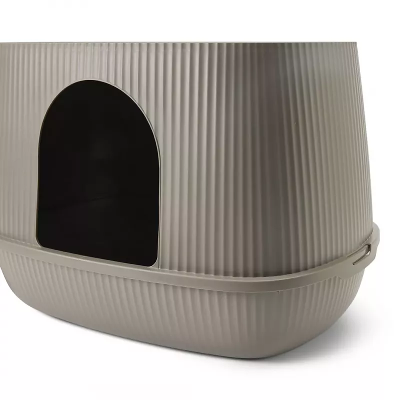 SAVIC Moona caixa de areia para gatos cinzento 57x39x39 cm