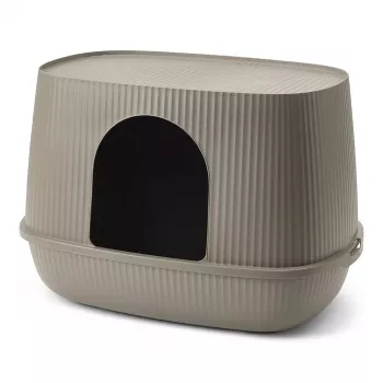 SAVIC Moona caixa de areia para gatos cinzento 57x39x39 cm