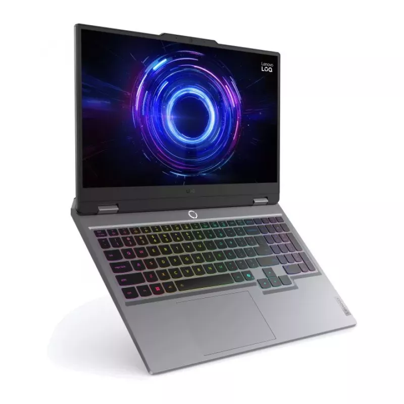 Lenovo LOQ 15IRX10 portátil gaming, i5-13450HX, 15,6" FHD IPS 144Hz, 16 GB DDR5, 512 GB SSD, GeForce RTX 5060 8GB, sem sistema operativo, Luna Grey + Lenovo Legion M300s rato gaming RGB