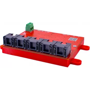 ATTE APT-5-50 switch/extensor PoE+ de 5 portas, 4x PoE (30W/porta), orçamento 50W, 10/100 Mbps, modo Extend 250m
