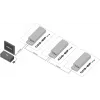 CAMSAT CDS-6IP 3PoE switch/extensor PoE industrial, 6 portas, 3x PoE, 10/100 Mbps, calha DIN