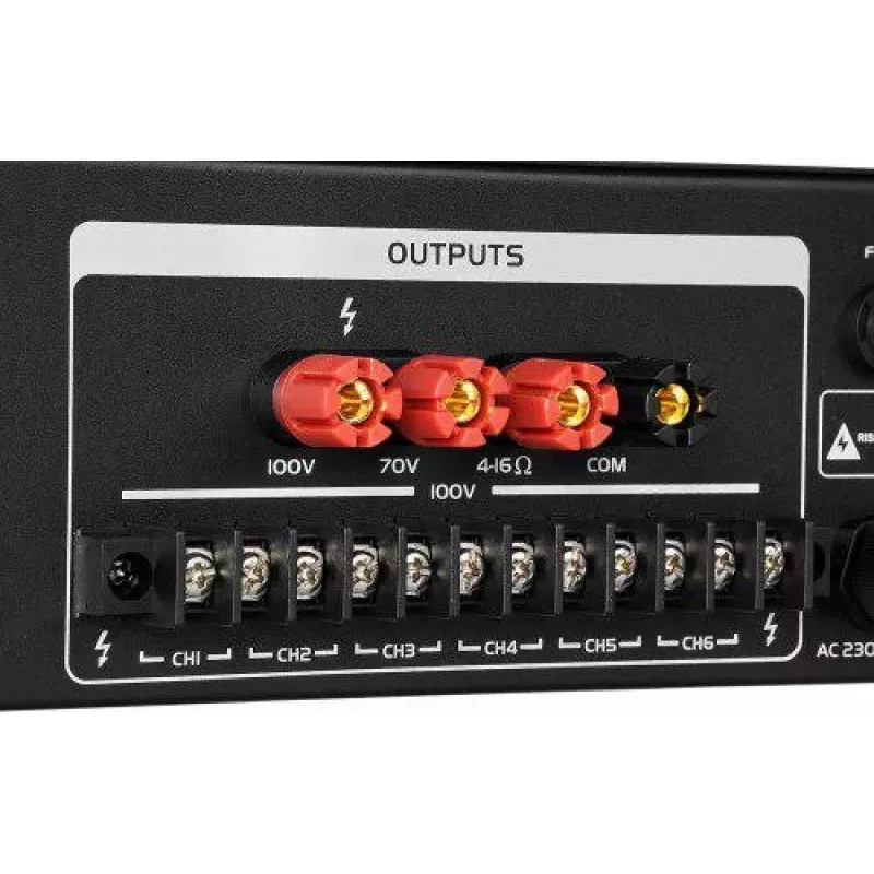 Amplificador PA HQM-2500BC 500W