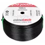 GREENCELL NS100 TRI cabo coaxial com gel - rolo 100m, preto