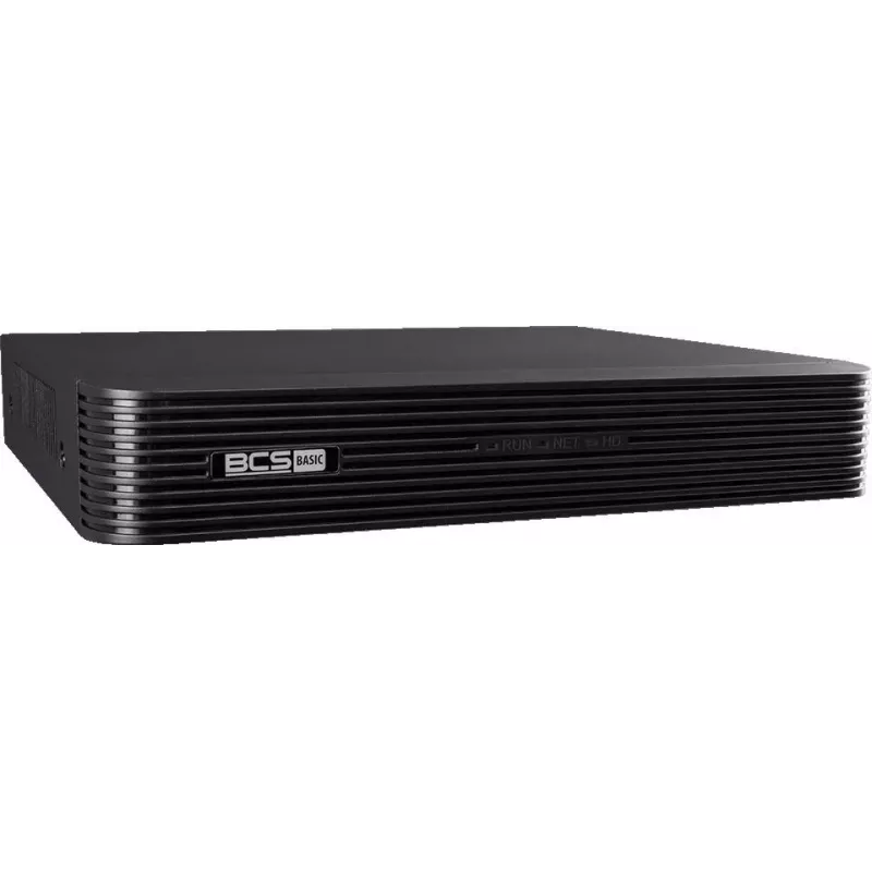 BCS BASIC BCS-B-NVR1001(2.0) gravador de vídeo em rede IP de 10 canais, 8MP, 1 HDD