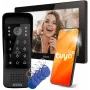 EURA VDP-86A3 monitor de videoporteiro preto de 10 polegadas com Tuya Smart App