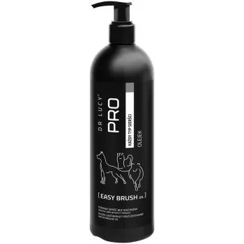 DR LUCY PRO EASY BRUSH OIL 0,5 L - óleo desembaraçador e de tratamento para enxaguar para cães