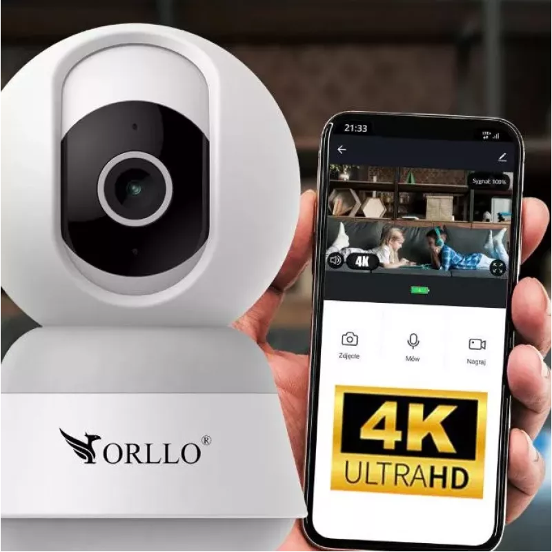 Orllo TW1 Indoor câmara IP 4K Tuya Wi-Fi