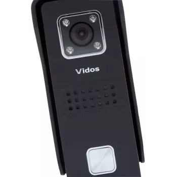 VIDOS S6B posto exterior de porta - prateado/cinzento, 4 fios, IP65, visão noturna IR