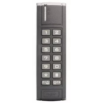 Leitor de controlo de acesso ROGER PR312MF-G MIFARE com RS485 e Wiegand