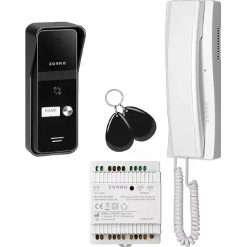 ORNO OR-DOM-BA-935ZD/W kit de videoporteiro áudio de 2 fios para moradia unifamiliar, branco