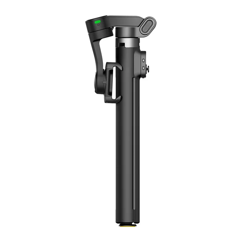 Estabilizador para smartphone AOCHUAN Smart V3 com AI-Tracking, luz de preenchimento, comando remoto, tripé, pau de selfie, preto