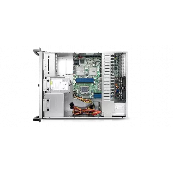 Chassis de servidor rackmount Chenbro RM41300-F2-USB3 4U - E-ATX, preto/cinzento, sem fonte de alimentação