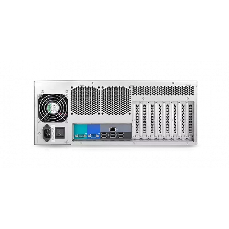Chassis de servidor rackmount Chenbro RM41300-F2-USB3 4U - E-ATX, preto/cinzento, sem fonte de alimentação