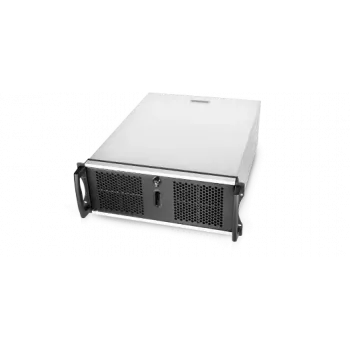 Chassis de servidor rackmount Chenbro RM41300-F2-USB3 4U - E-ATX, preto/cinzento, sem fonte de alimentação