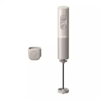 Espumador de leite manual OutIn LattoGo OTMF-LG-01-SS, prateado
