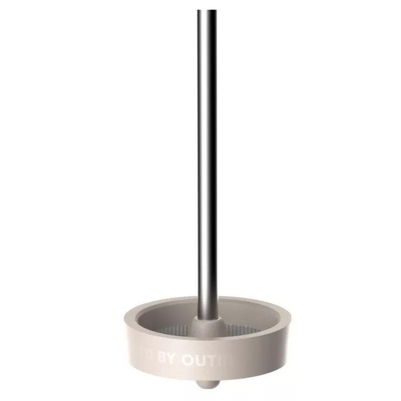 OutIn LattoGo OTMF-LG-01-SS espumador de leite manual, prateado
