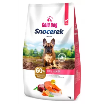 GDD Gold Dog Snocerek Small Breeds Carne e Salmão Alimento Seco para Cães 5kg
