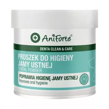 ANF ANIFORTE Pó de Higiene Oral para Cães e Gatos - 80 g
