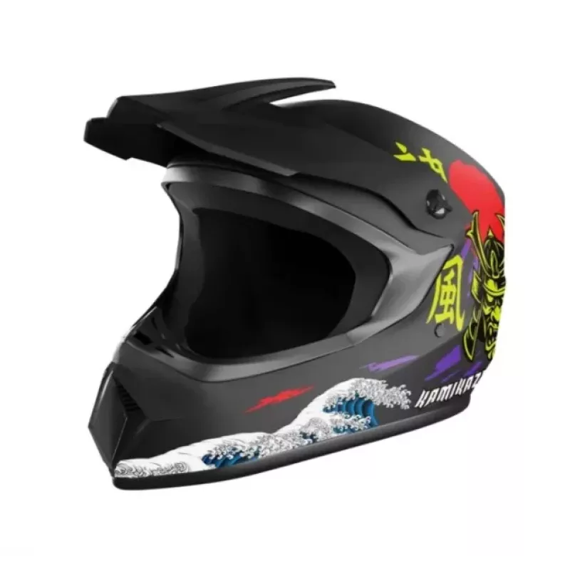 KAK Capacete Integral Kamikaze Katana AKC205 Tamanho L