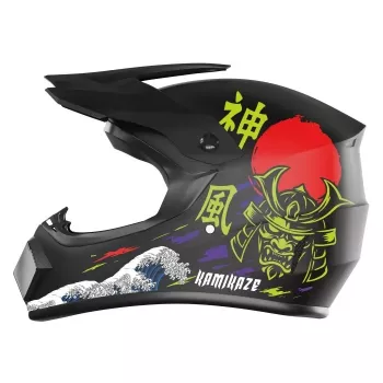 KAK Capacete Integral Kamikaze Katana AKC205 Tamanho L
