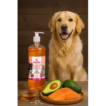 Óleo de salmão GDD Gold Dog para cães e gatos - 1 L