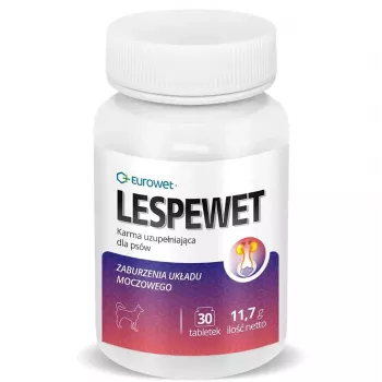 EUROWET Lespewet - Suplemento alimentar veterinário para cães - suporte renal - 30 comprimidos