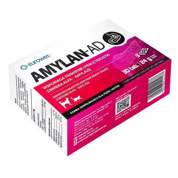 EUROWET Amylan-Ad Suplemento alimentar para cães e gatos - 30 comprimidos