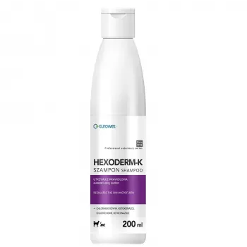 Champô medicinal EWE EUROWET Hexoderm-K para cães e gatos 200ml