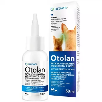 EWE EUROWET Otolan Líquido removedor de cerúmen para cães e gatos - 50 ml