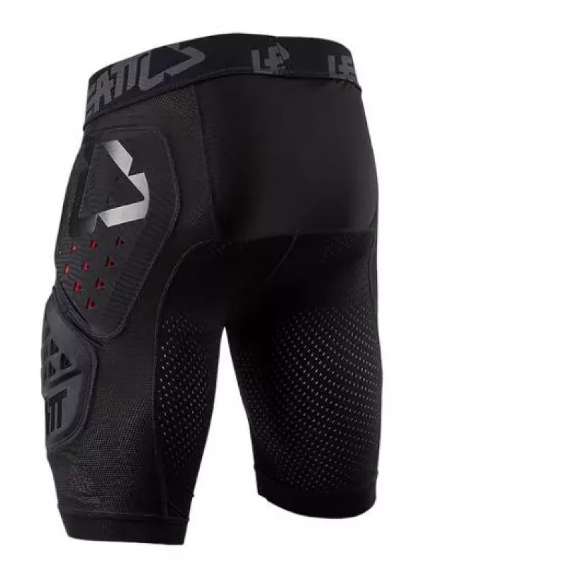LEATT Impact Shorts 3DF 3.0 com proteções, tamanho L, preto