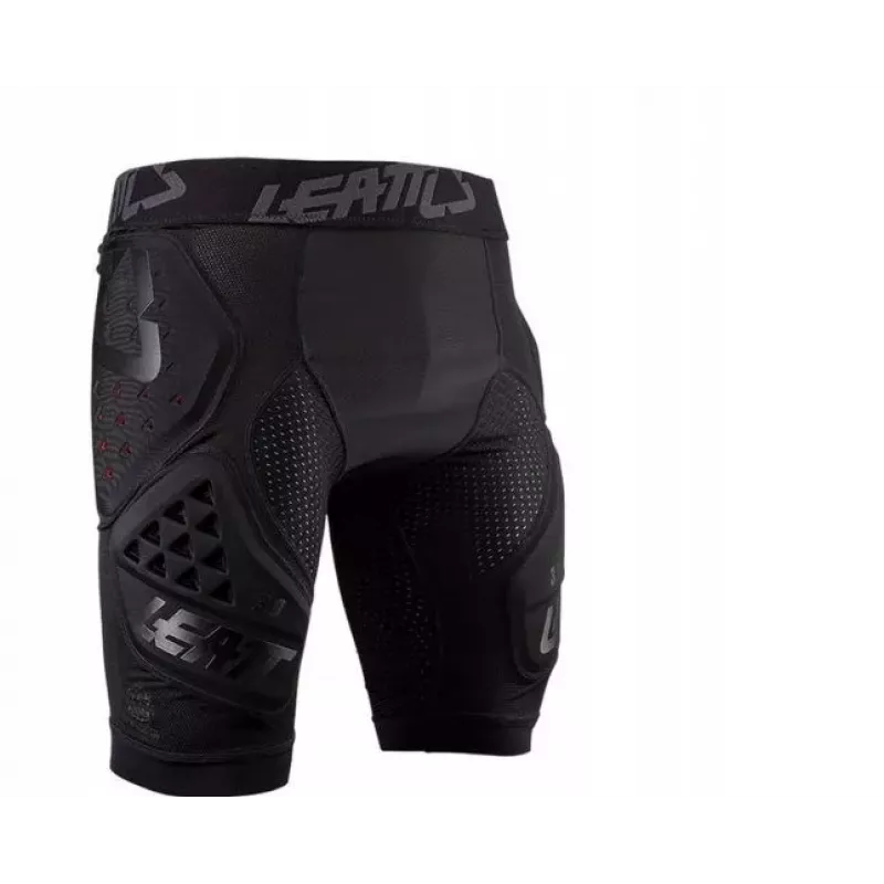 LEATT Impact Shorts 3DF 3.0 com proteções, tamanho L, preto