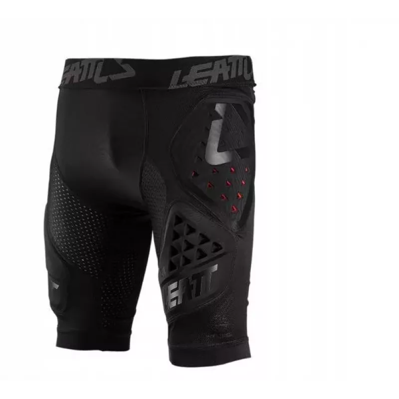 LEATT Impact Shorts 3DF 3.0 com proteções, tamanho L, preto