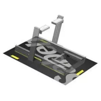 SABELT SIM RACING tapete Sabelt Sim Floor, 170 × 100 cm, antiderrapante, preto