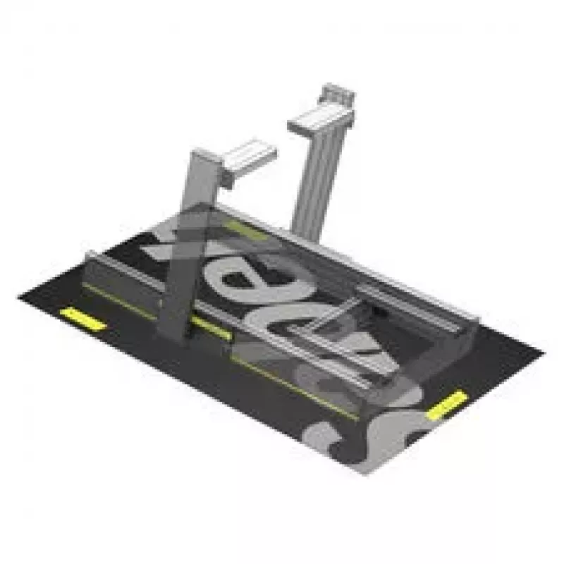 SABELT SIM RACING tapete Sabelt Sim Floor, 170 × 100 cm, antiderrapante, preto