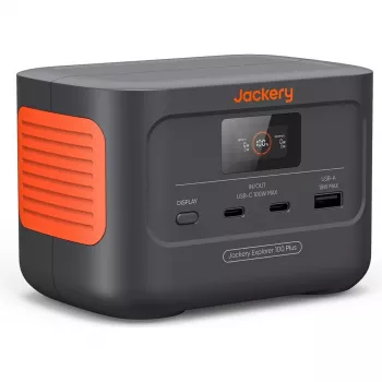 Jackery Explorer 100 Plus estação de energia portátil 99,2 Wh LiFePO4 preto laranja