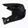 LEATT MTB Enduro 4.0 V23 capacete de bicicleta com queixeira amovível, tamanho M, preto