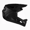 LEATT MTB Enduro 4.0 V23 capacete de bicicleta com queixeira amovível, tamanho M, preto